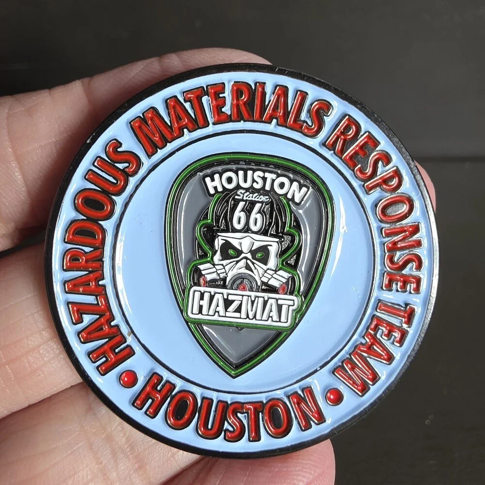 Houston Hazardous Materials Response Team Challenge Coin